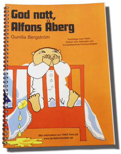 God natt Alfons Åberg med tecken (ej illustrerad) - BOK